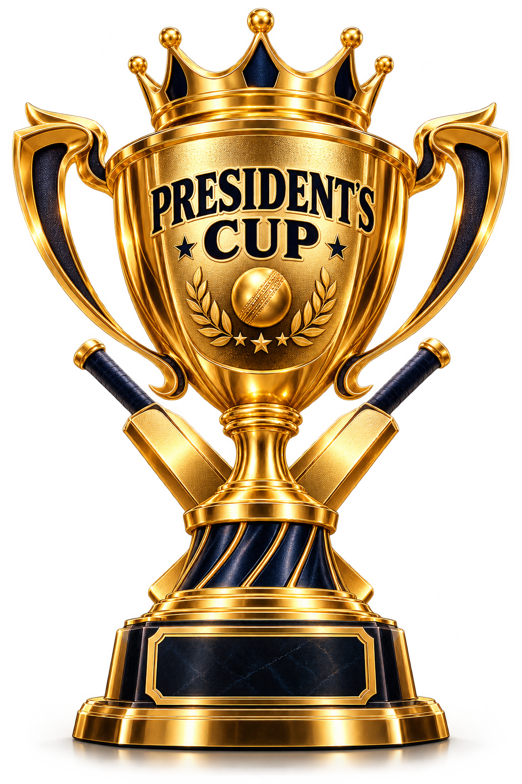 President's Cup golden cricket trophy